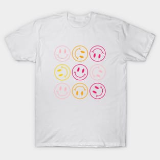 Preppy Smiley Faces T-Shirt